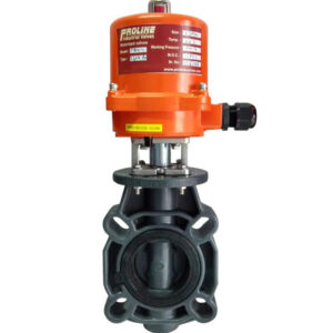 Motorized UPVC Butterfly Valve